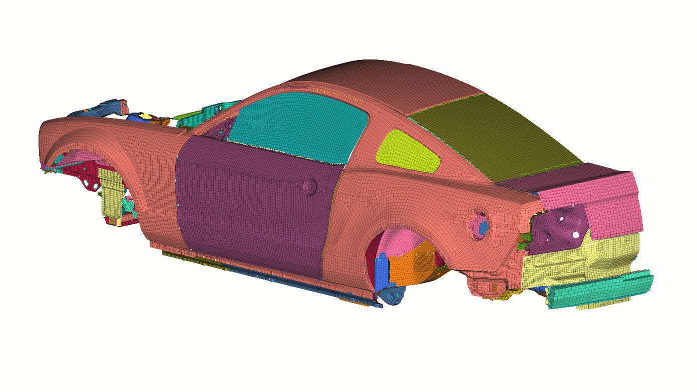DEP MeshWorks Morphing Europe Simulation CAE France FEA Full vehicle morphing Parametrization