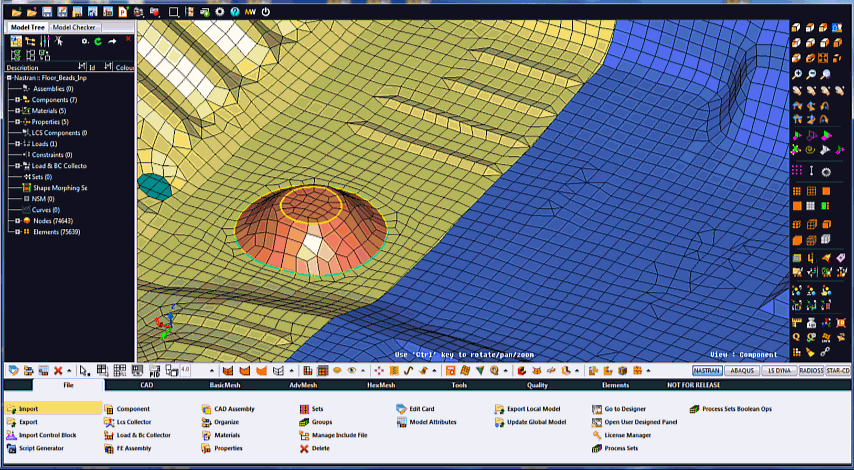 DEP MeshWorks Morphing Europe Simulation CAE France Mesh Meshing Process Automation