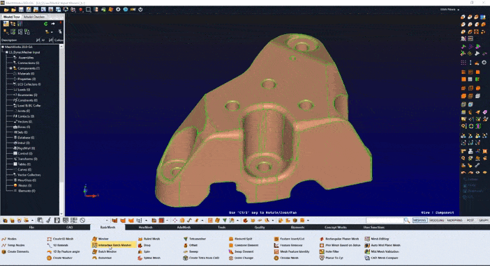 DEP MeshWorks Morphing Europe Simulation CAE France Mesh Meshing HEXA