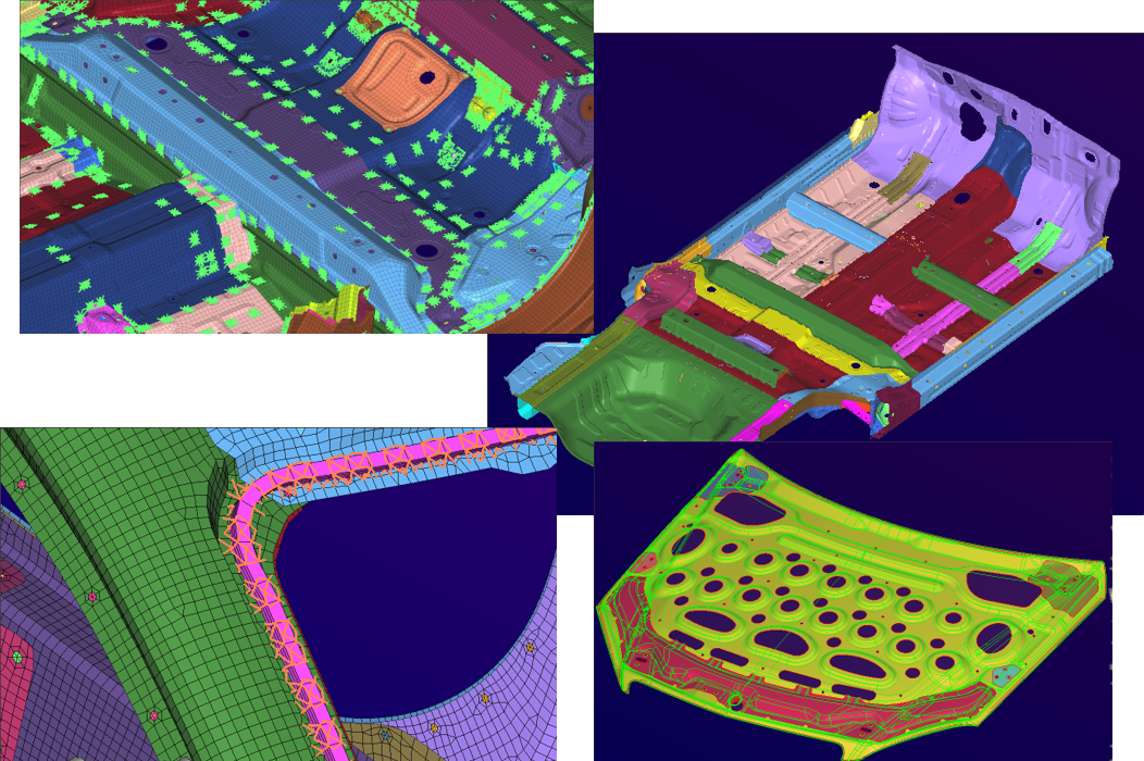 DEP MeshWorks Morphing Europe Simulation CAE France Mesh Meshing HEXA